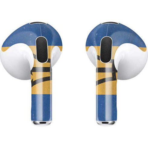 Barbados Flag Distressed Apple AirPods (3rd Gen 2021) Skin